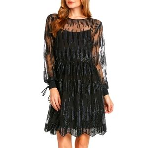 🆕️ Willow & Clay Sequin Mini L/S Dress